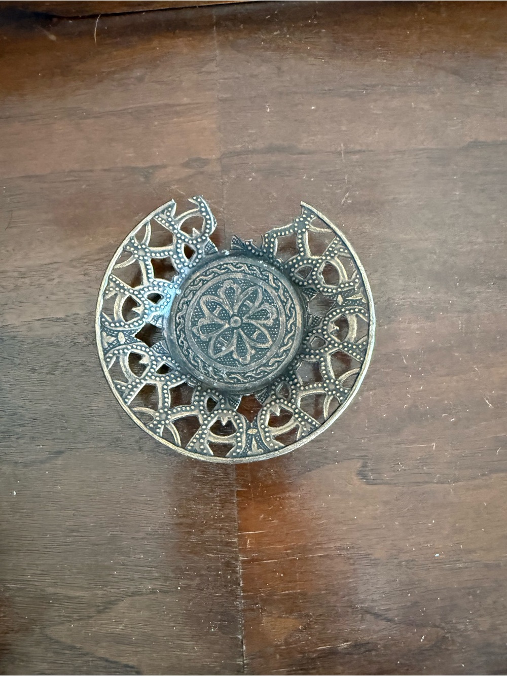 TURKISH ARABIC COFFEE CUP HOLDER Comes With One Saucer That’s Broken - Picture 5 of 9